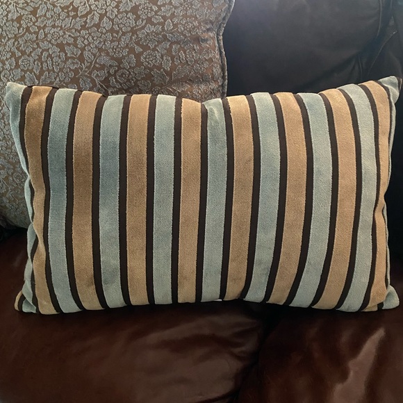 Caldeira Bedding Caldeira Throw Pillow Brown And Teal Poshmark